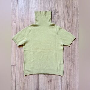 100% Cashmere Turtle Neck Half Sleeved Sweater